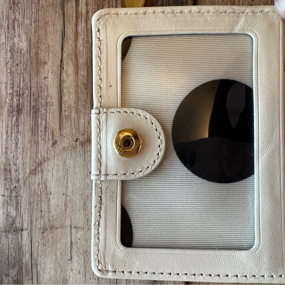 Kate Spade Billfold Wallet with Snap Closure Light Blue Leather - Picture 4 of 4